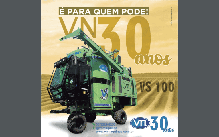case e branding vn máquinas 30 anos - case blah propaganda. lançamento colhedo de caféa mini automotriz .