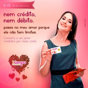 campanha da xampu cosm&eacute;ticos para os dias dos namorados