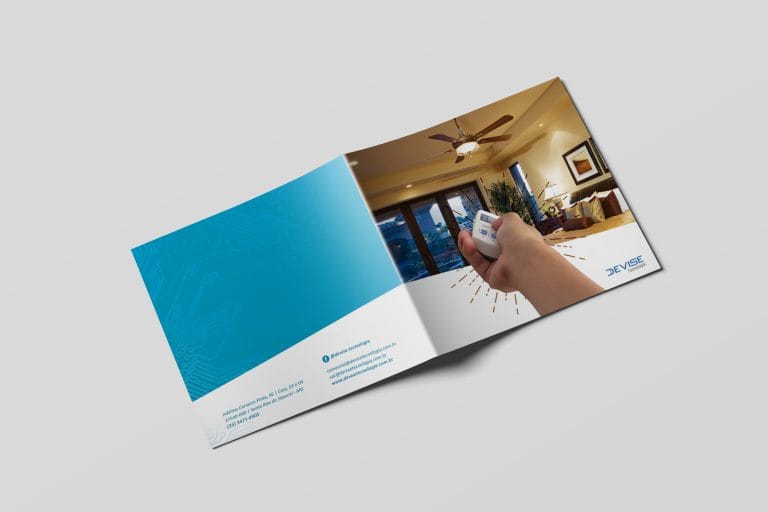 Materiais para corporações business to business, identidade corporativa e comunicação.