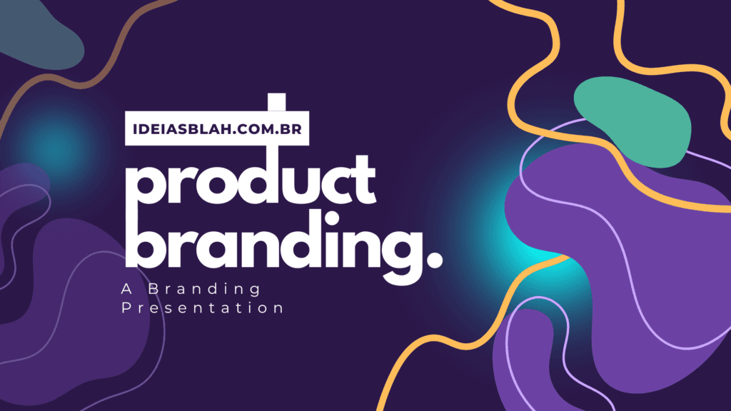 purple white organic product branding presentation