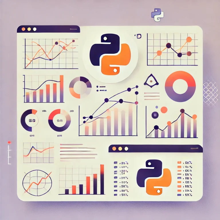 Uma representação visual moderna da automação em Python, com engrenagens e código.