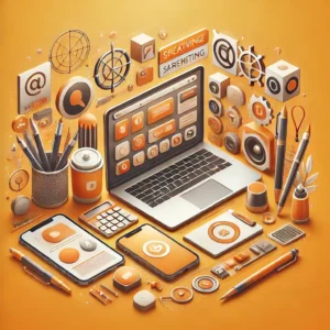 dall&middot;e 2024 11 11 20.11.31 an illustrative image representing the services of a marketing and advertising agency, showcasing creativity and professionalism. the design prominent