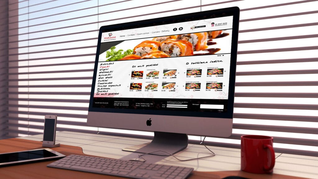 E-Commerce desenvolvido para o delivery do Jiro Sushi, uma referência em qualidade na culinária Japonesa o qual tivemos a honra de desenvolver também toda sua logo e identdiade visual. Confira no nosso Behance ao final do artigo!