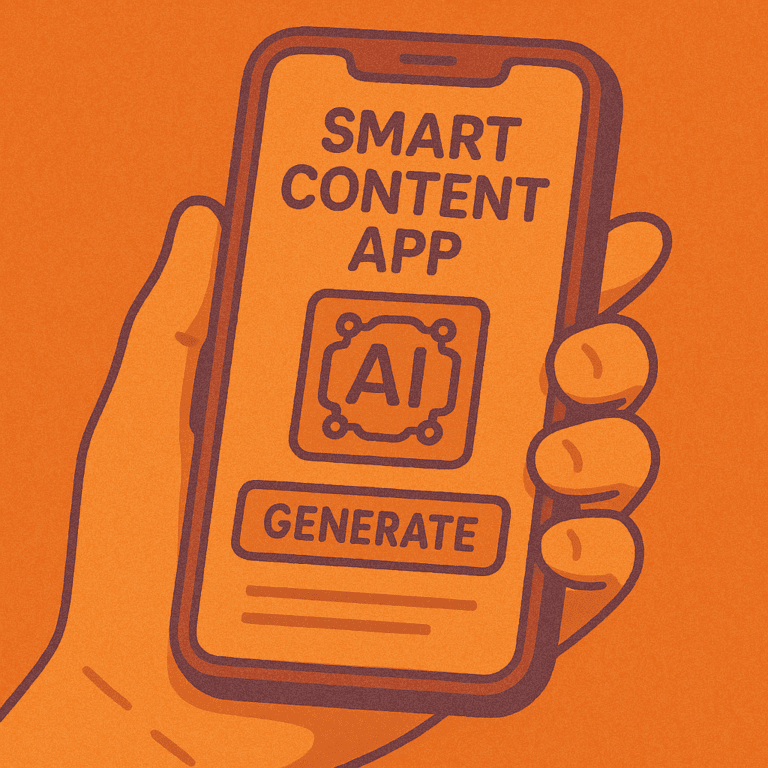 smart content app, ia content generation