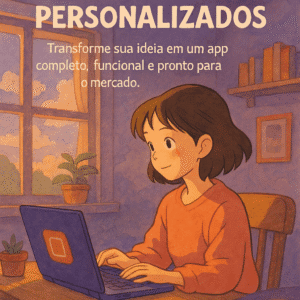 desenvolvimento de softwares e aplicativos personalizados para a sua necessidade.