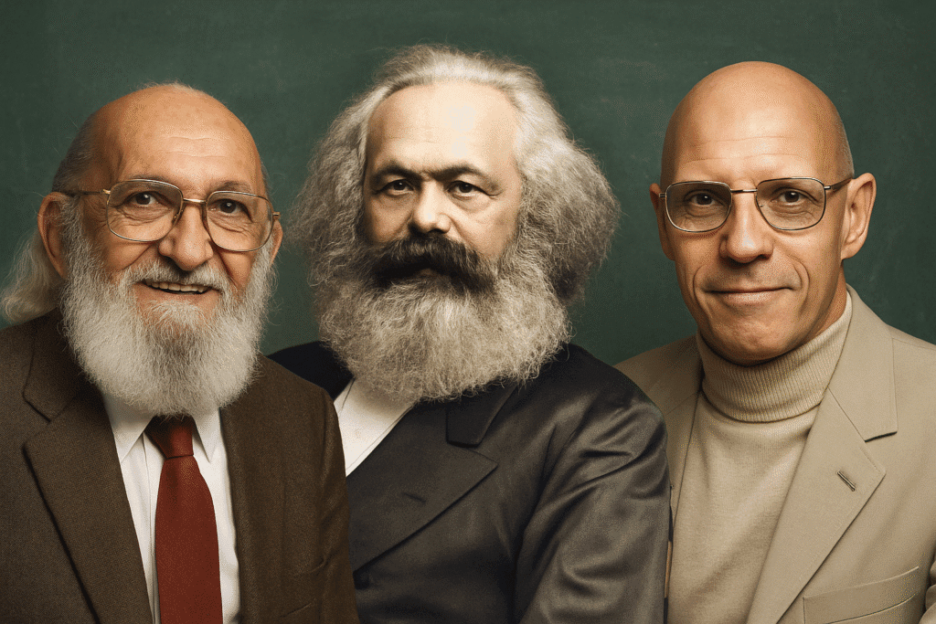 freire marx foucault autores mais citados brasil