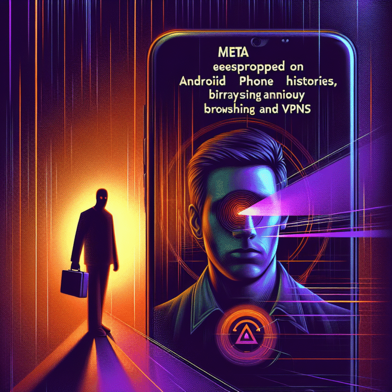 Imagem de capa para artigo sobre Meta espionou histórico de celulares Android